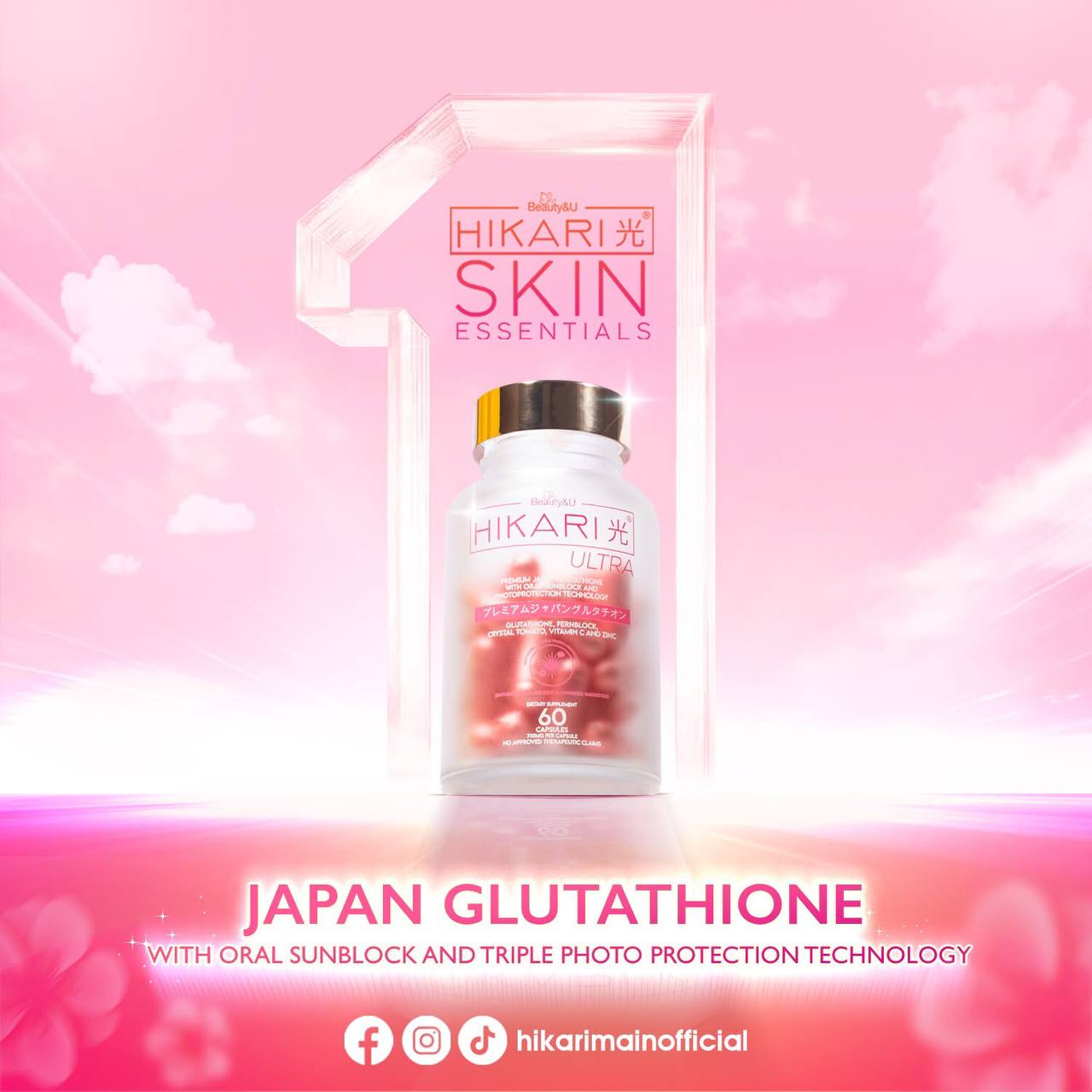 Hikari Ultra Glutathione- 60 capsules