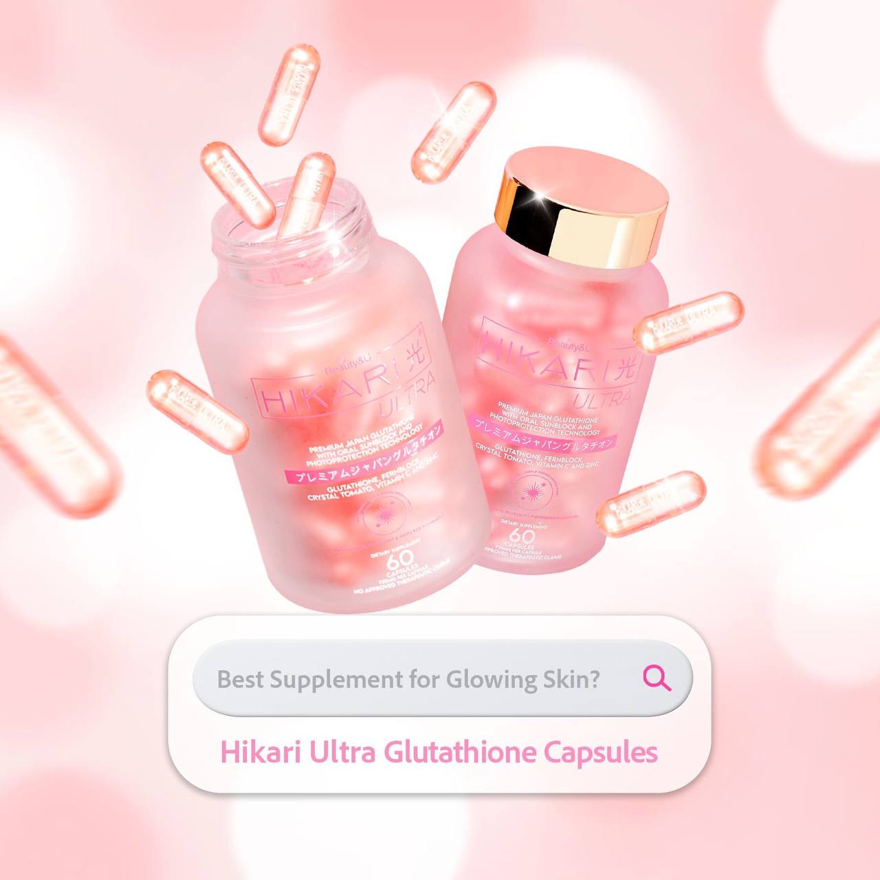 Hikari Ultra Glutathione- 60 capsules