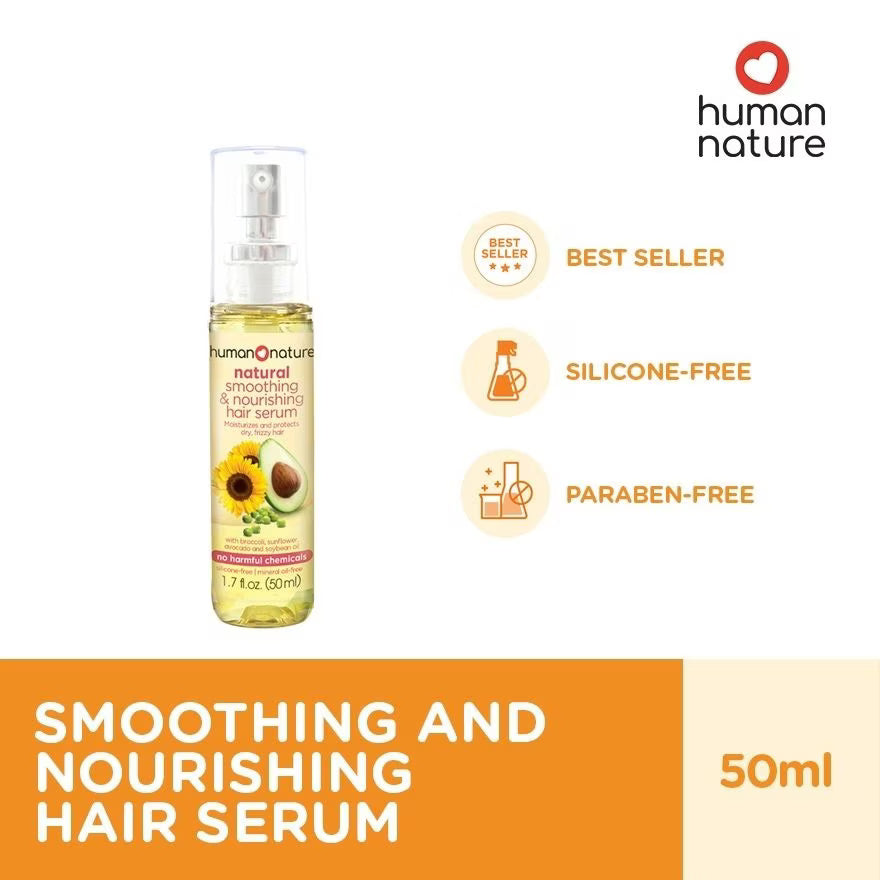 HUMAN NATURE SMOOTHING AND NOURISHING HAIR SERUM 50ml