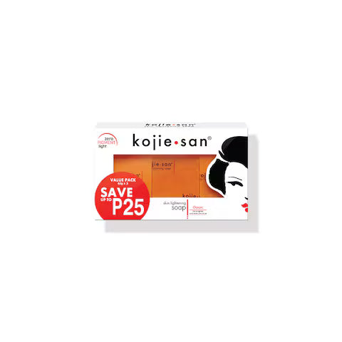 Kojie San Skin Lightening Classic Soap 65g x 3 (Value Pack)