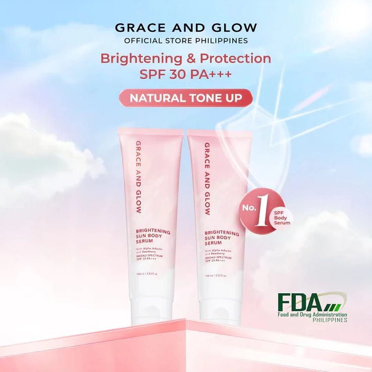 GRACE AND GLOW BRIGHTENING SUN BODY SERUM SPF 30 PA+++ 100ml