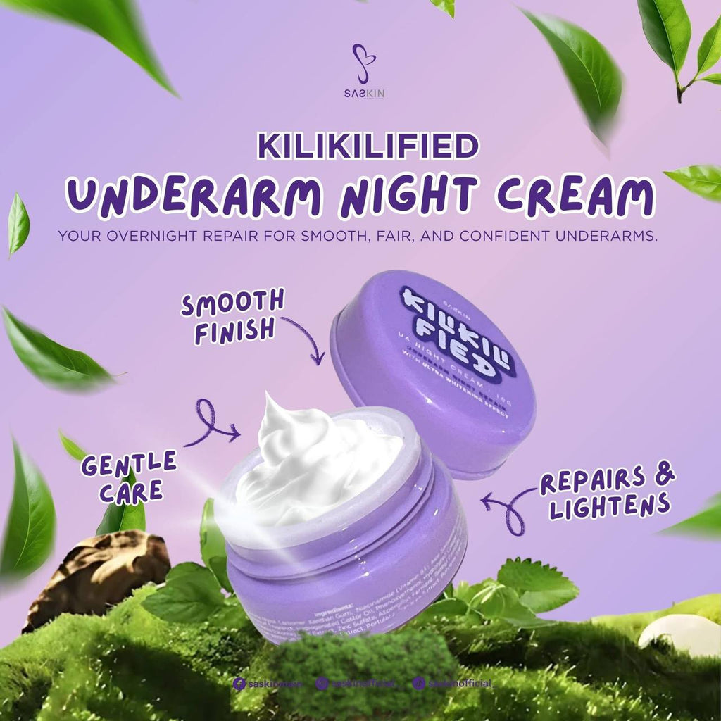 SASKIN Kilikilified Underarm Night Cream 10g