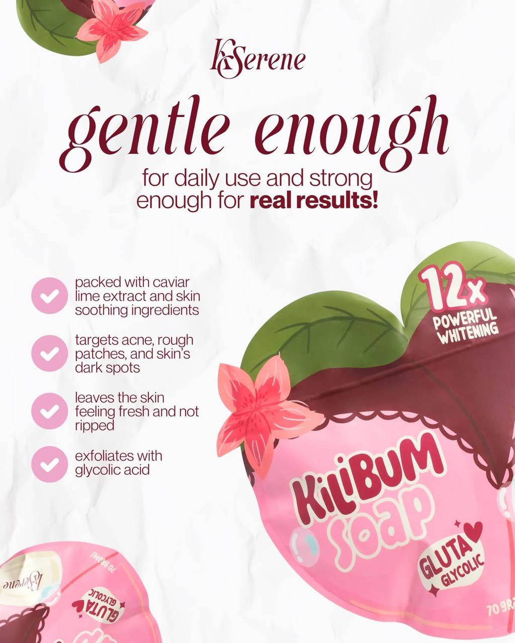 KSERENE KiliBum Soap (3 bars x 70g)
