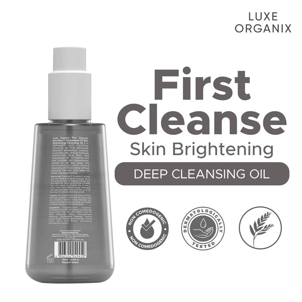 LUXE ORGANIX First Cleanse Deep Cleansing Oil