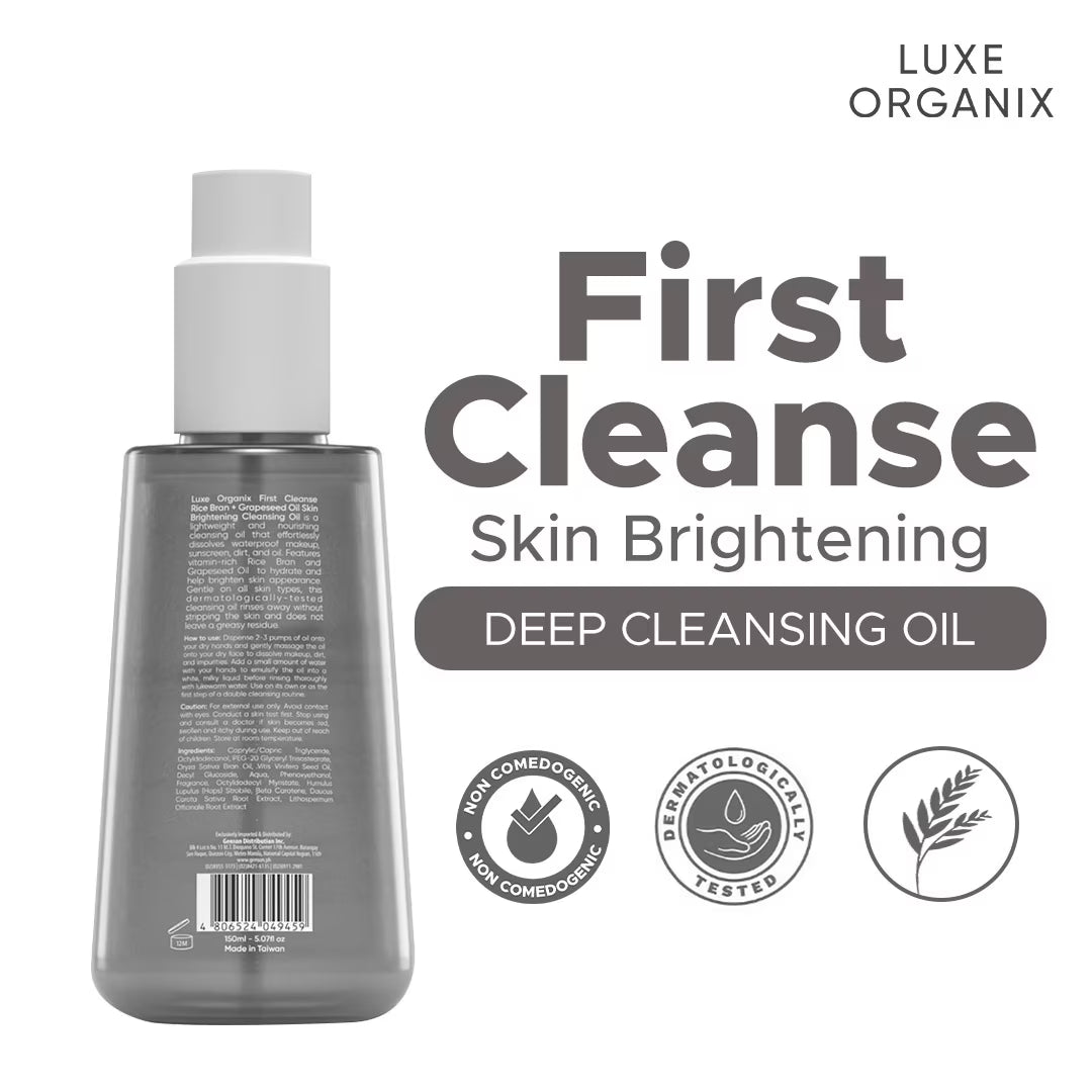 LUXE ORGANIX First Cleanse Deep Cleansing Oil
