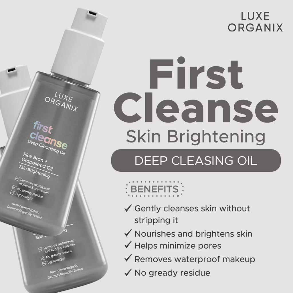 LUXE ORGANIX First Cleanse Deep Cleansing Oil