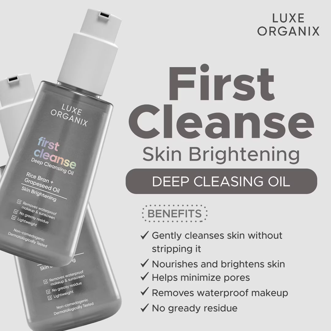 LUXE ORGANIX First Cleanse Deep Cleansing Oil