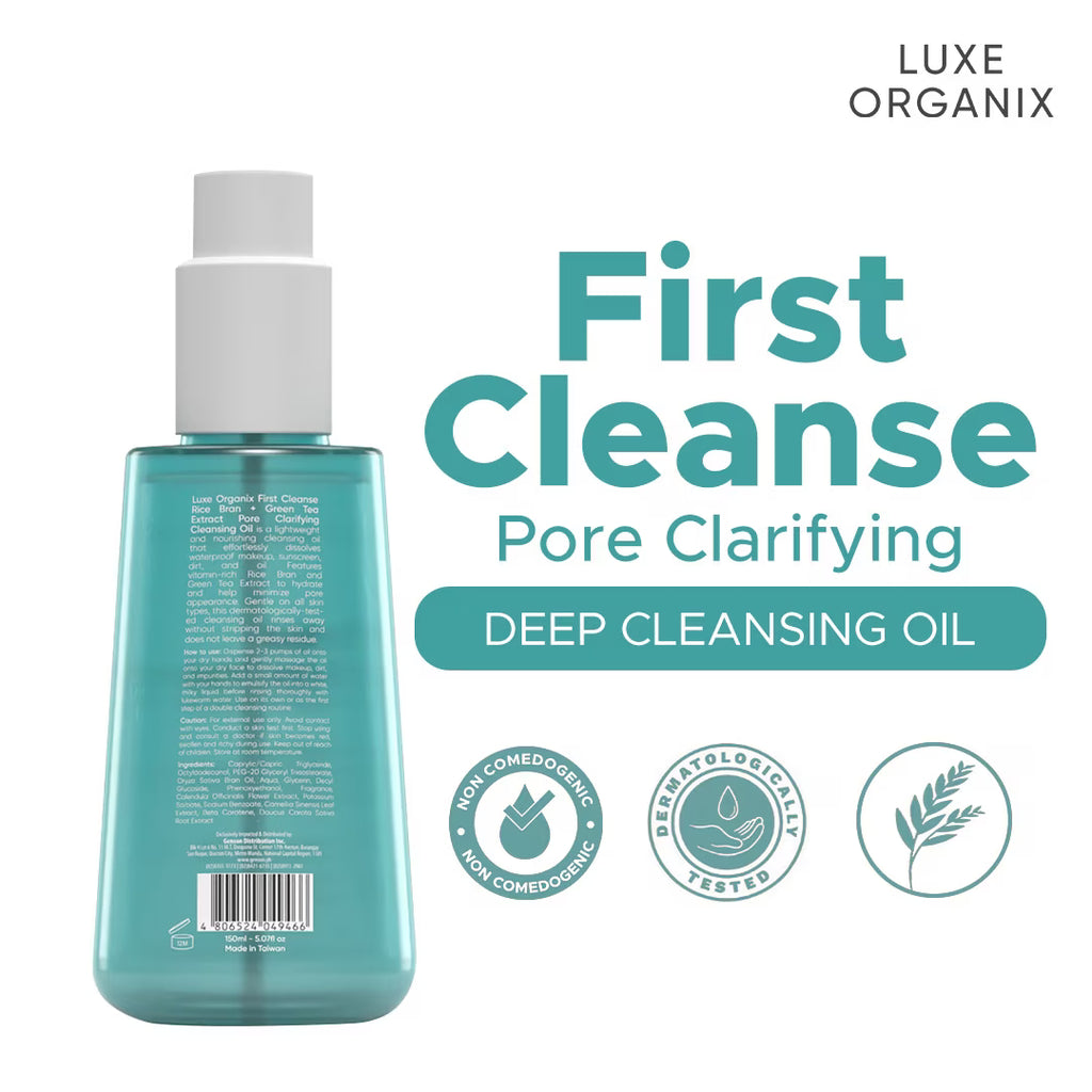 LUXE ORGANIX First Cleanse Deep Cleansing Oil