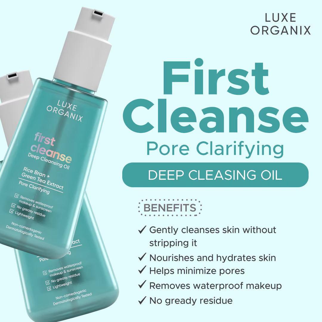LUXE ORGANIX First Cleanse Deep Cleansing Oil