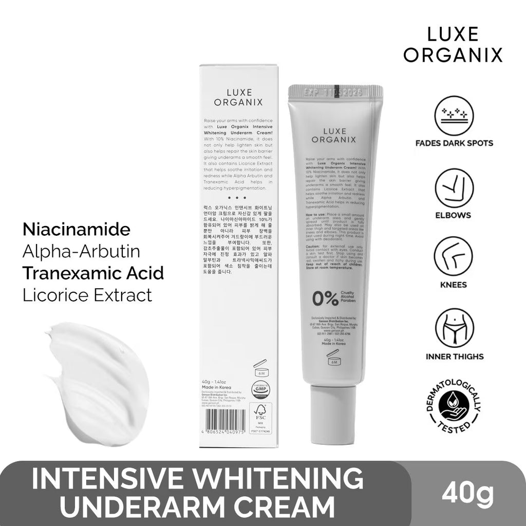 LUXE ORGANIX Intensive Whitening Underarm Cream 30g