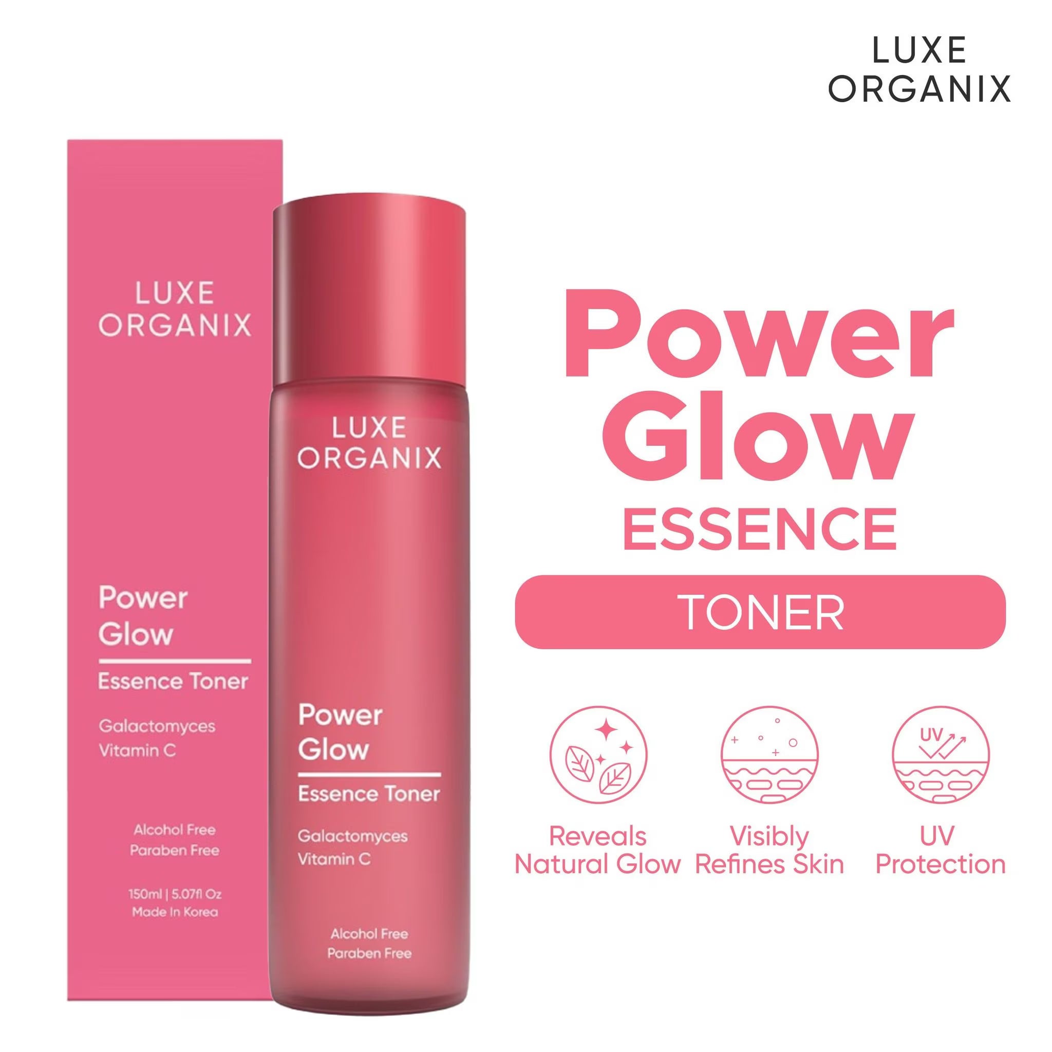 LUXE ORGANIX Power Glow Vita Glow C Toner 150ml