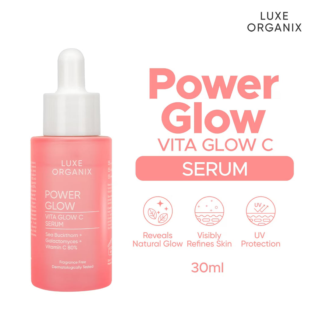 LUXE ORGANIX Power Glow Vita Glow C Serum 30ml