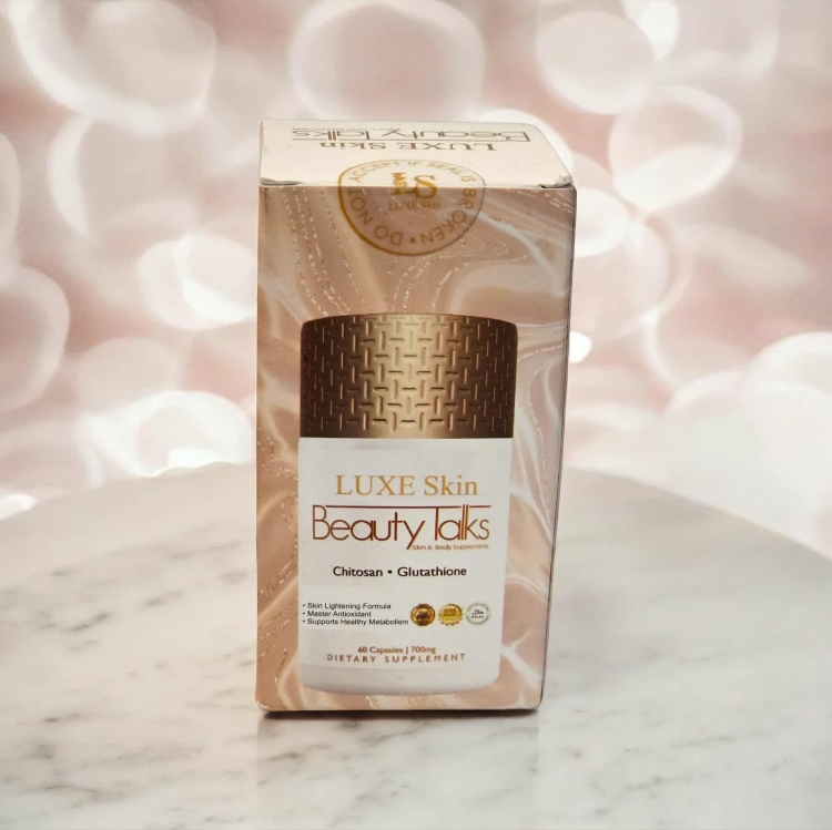 LUXE SKIN Beauty Talks Skin & Body Supplements (Chitosan - Glutathione)