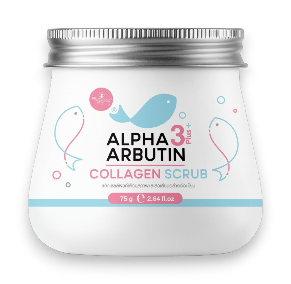 Precious Skin Alpha Arbutin 3 Plus Collagen Scrub