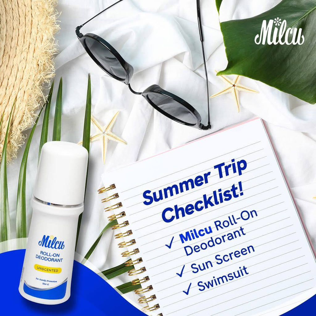 MILCU Unscented Deo Roll on 50ml