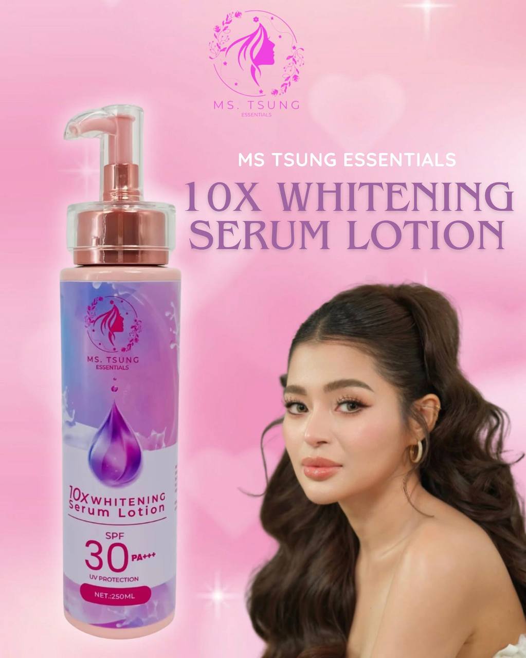 MS. TSUNG ESSENTIALS 10X Whitening Serum Lotion SPF 30 PA+++