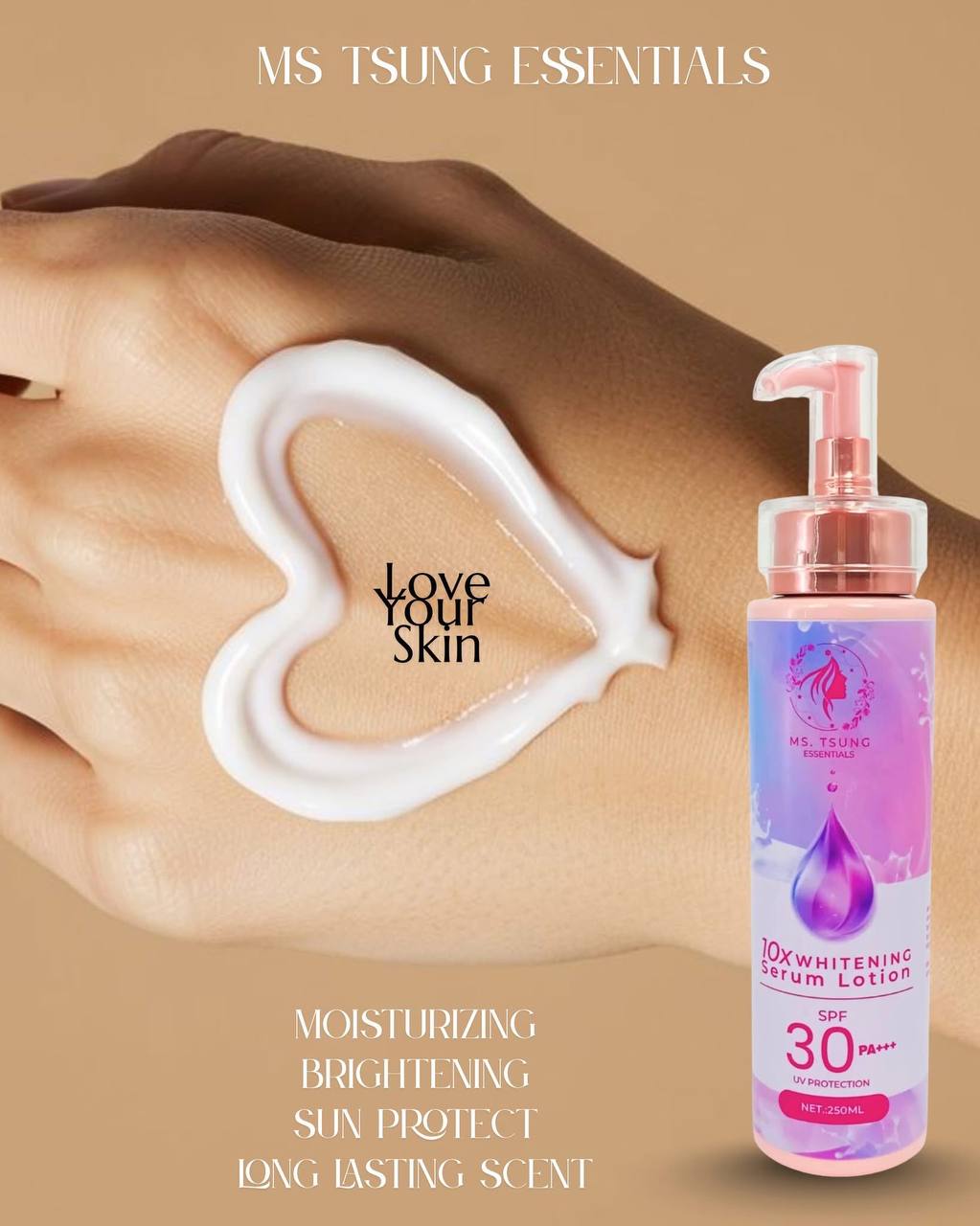 MS. TSUNG ESSENTIALS 10X Whitening Serum Lotion SPF 30 PA+++