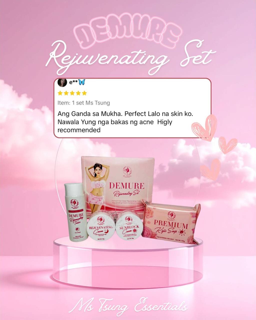 MS. TSUNG ESSENTIALS Demure Rejuvenating Set