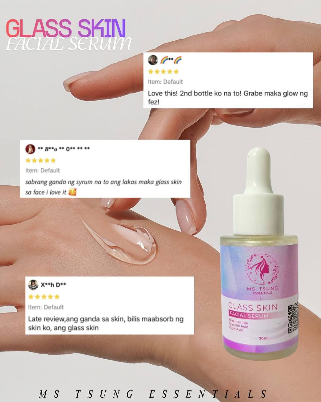 MS. TSUNG ESSENTIALS Glass Skin Serum