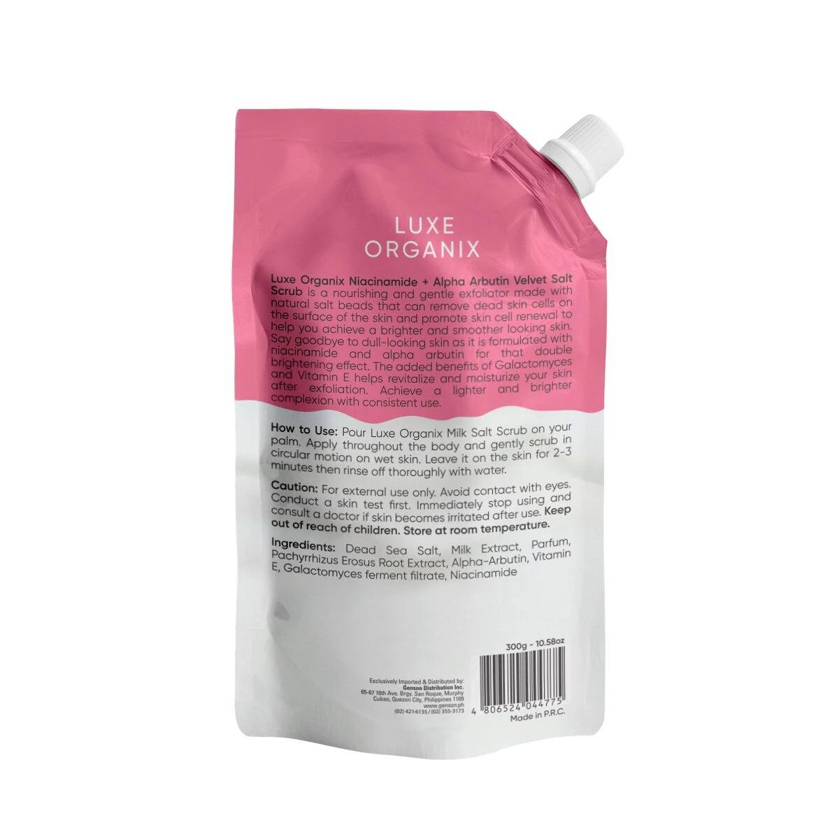 LUXE ORGANIX  Salt Scrubs 300g