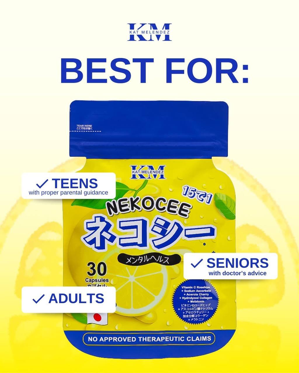 NEKOCEE Vit C Collagen Capsule