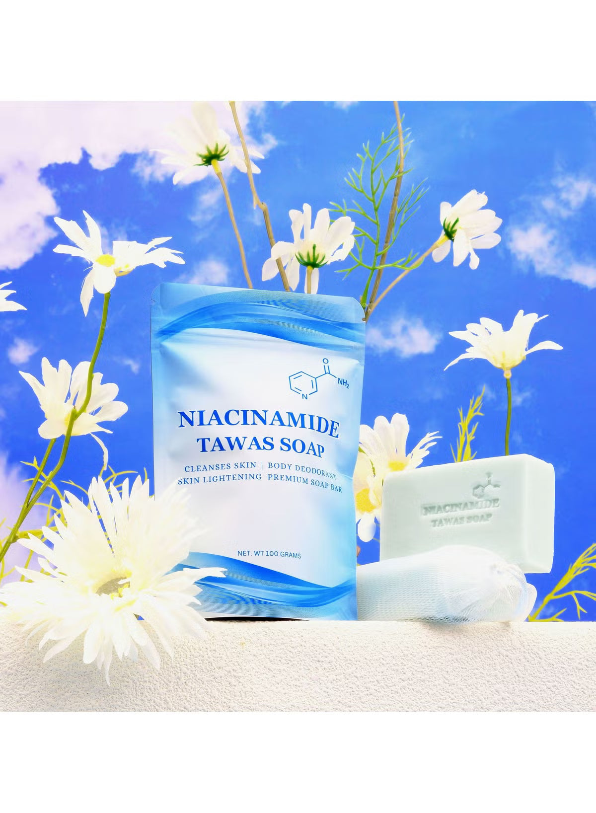 NIACINAMIDE Tawas Soap