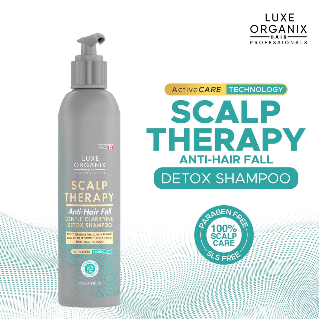 LUXE ORGANIX Scalp Cleanse Hair Detox Scalp Therapyn Anti Hair Fall Shampoo