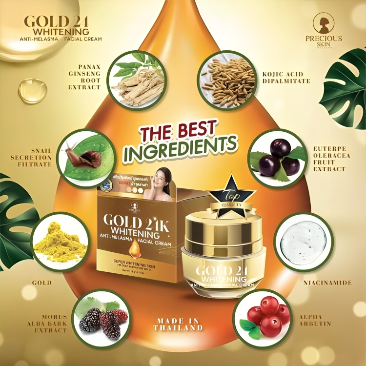 PRECIOUS SKIN 24K Gold Anti-Melasma Facial Cream