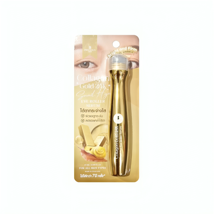 PRECIOUS SKIN 24K Gold Eye Roller Serum