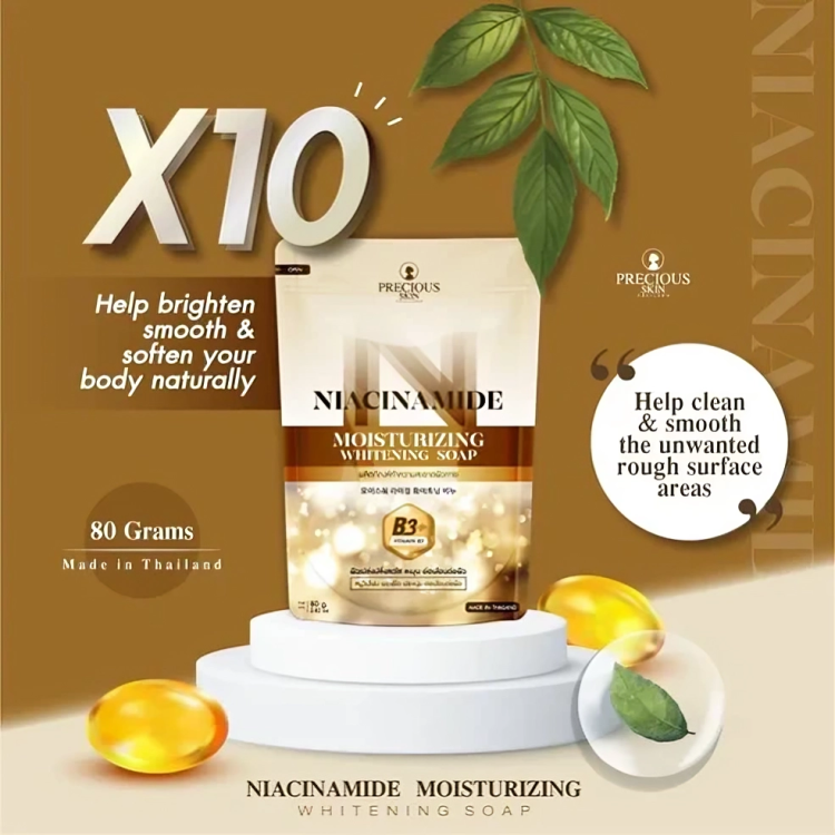 PRECIOUS SKIN Niacinamide Moisturizing Whitening Soap