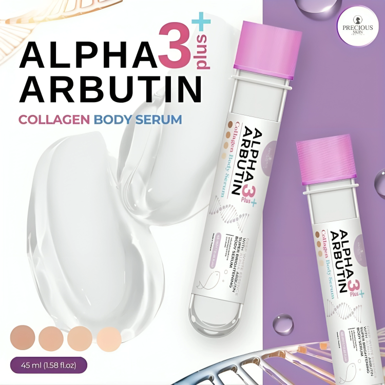 PRECIOUS SKIN VIOLET Alpha Arbutin 3Plus Collagen Body Serum Ampule