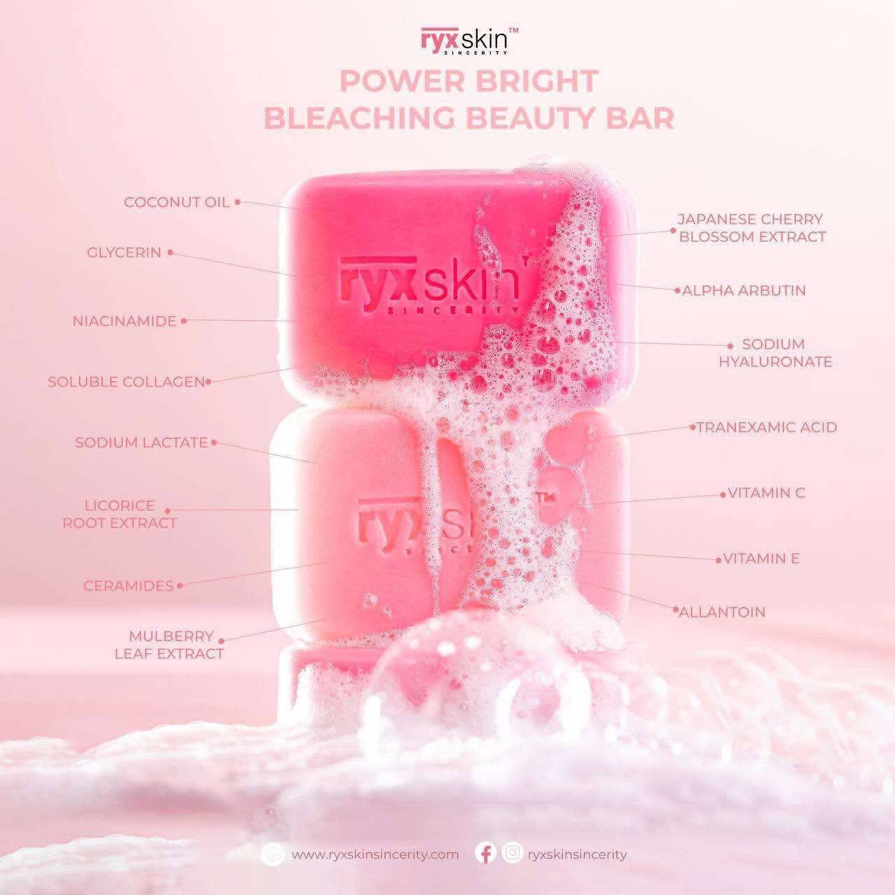 RYX SKIN Power Bright Bleaching Whipped Beauty Bar