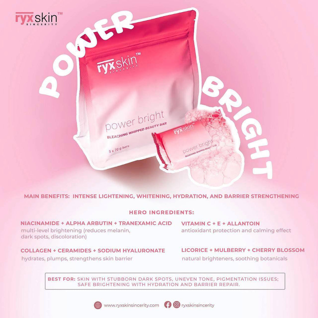 RYX SKIN Power Bright Bleaching Whipped Beauty Bar