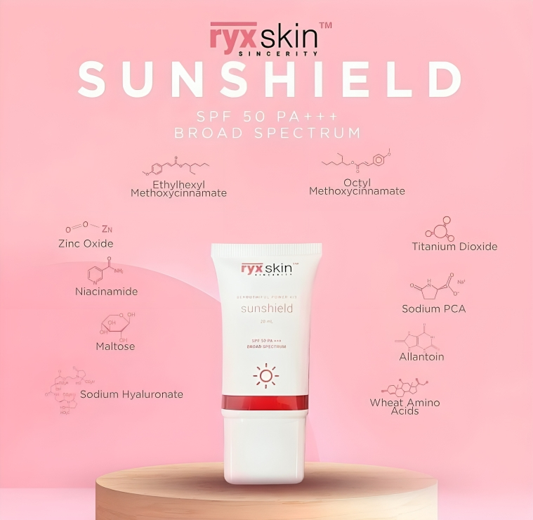 RYX Skin Sunshield SPF50 PA+++