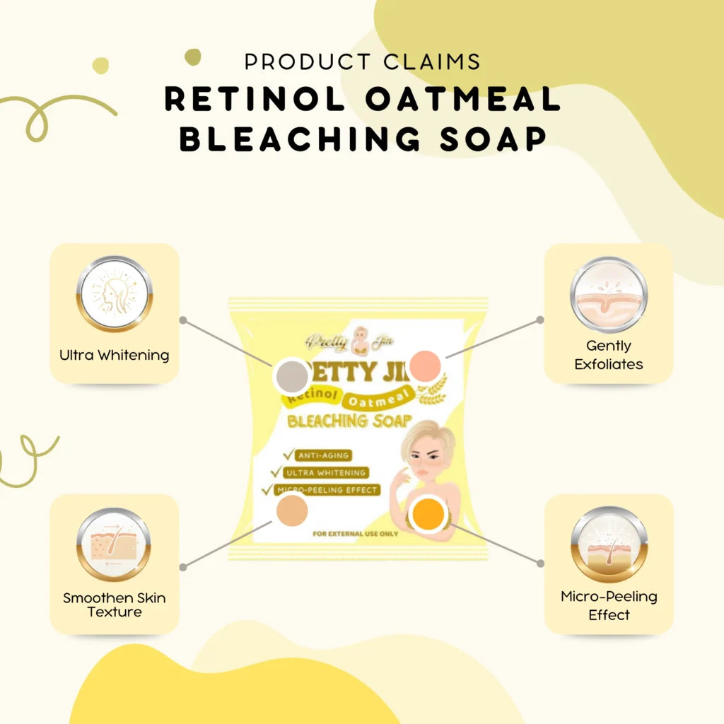 Pretty Jin Retinol Oatmeal Bleaching Soap