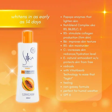 Silka Papaya Lotion 200ml