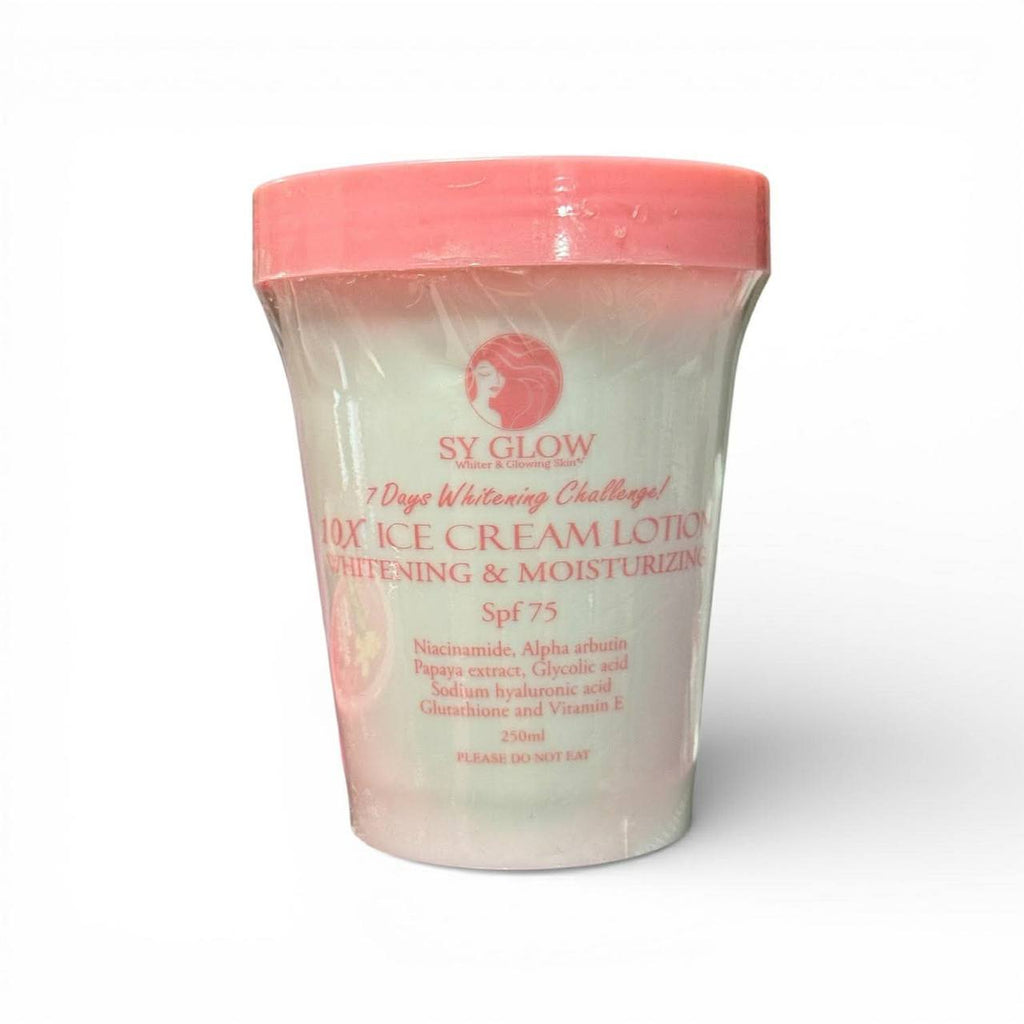SY GLOW 10X Ice Cream Lotion Whitening & Moisturizing SPF 75