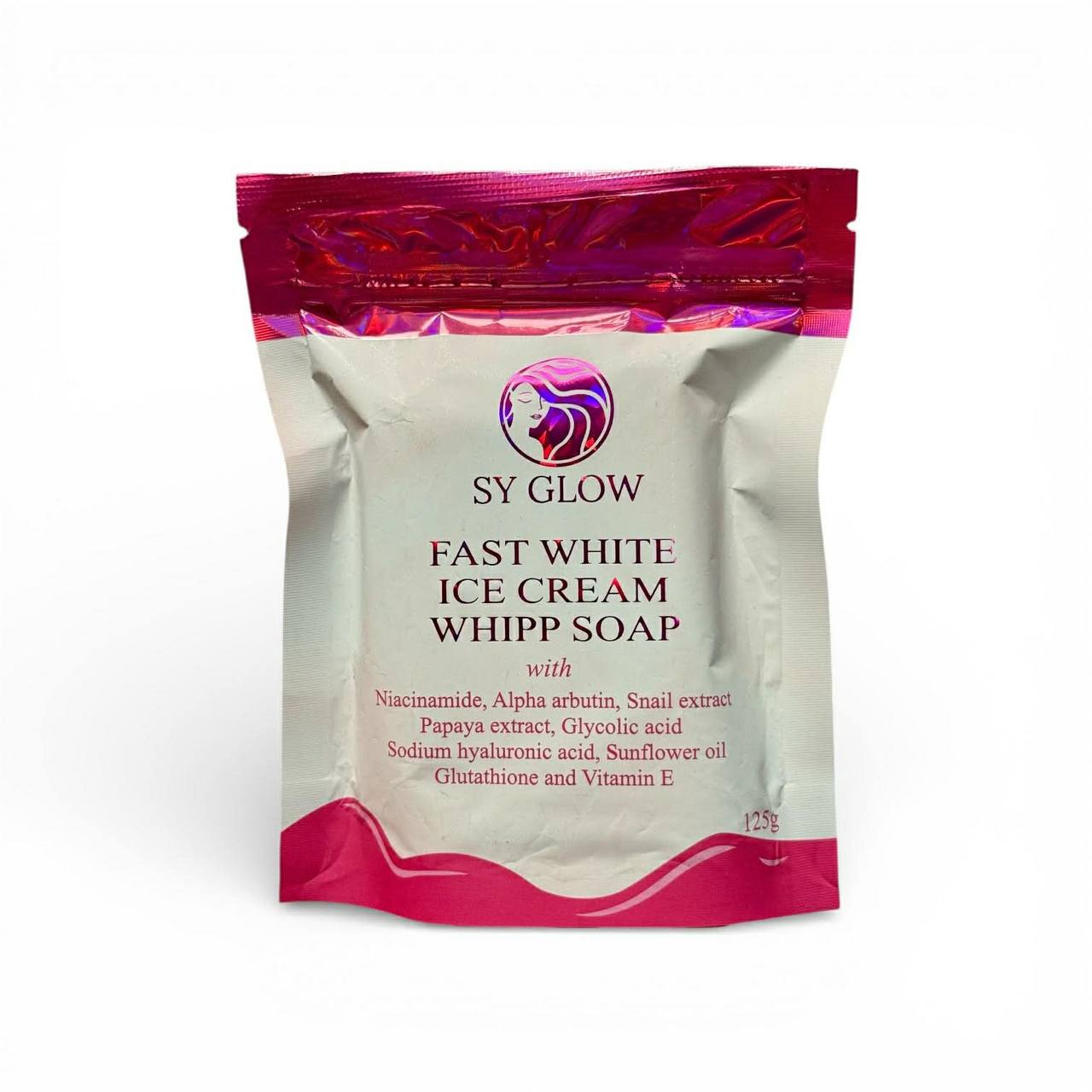 SY GLOW Fast White Ice Cream Whipp Soap
