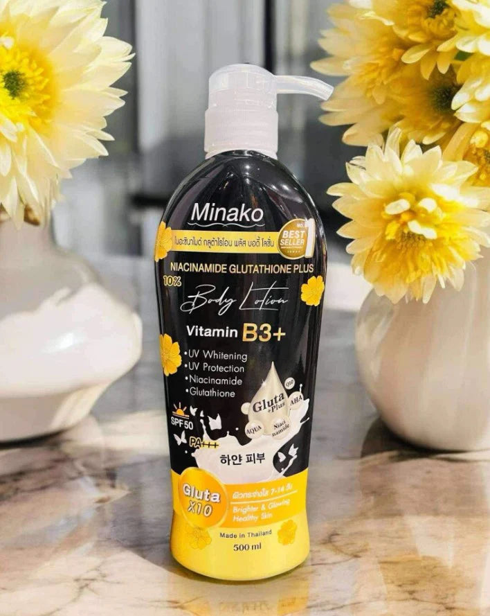Minako White Niacinamide Glutathione Plus Body Lotion (Vitamin B3+)