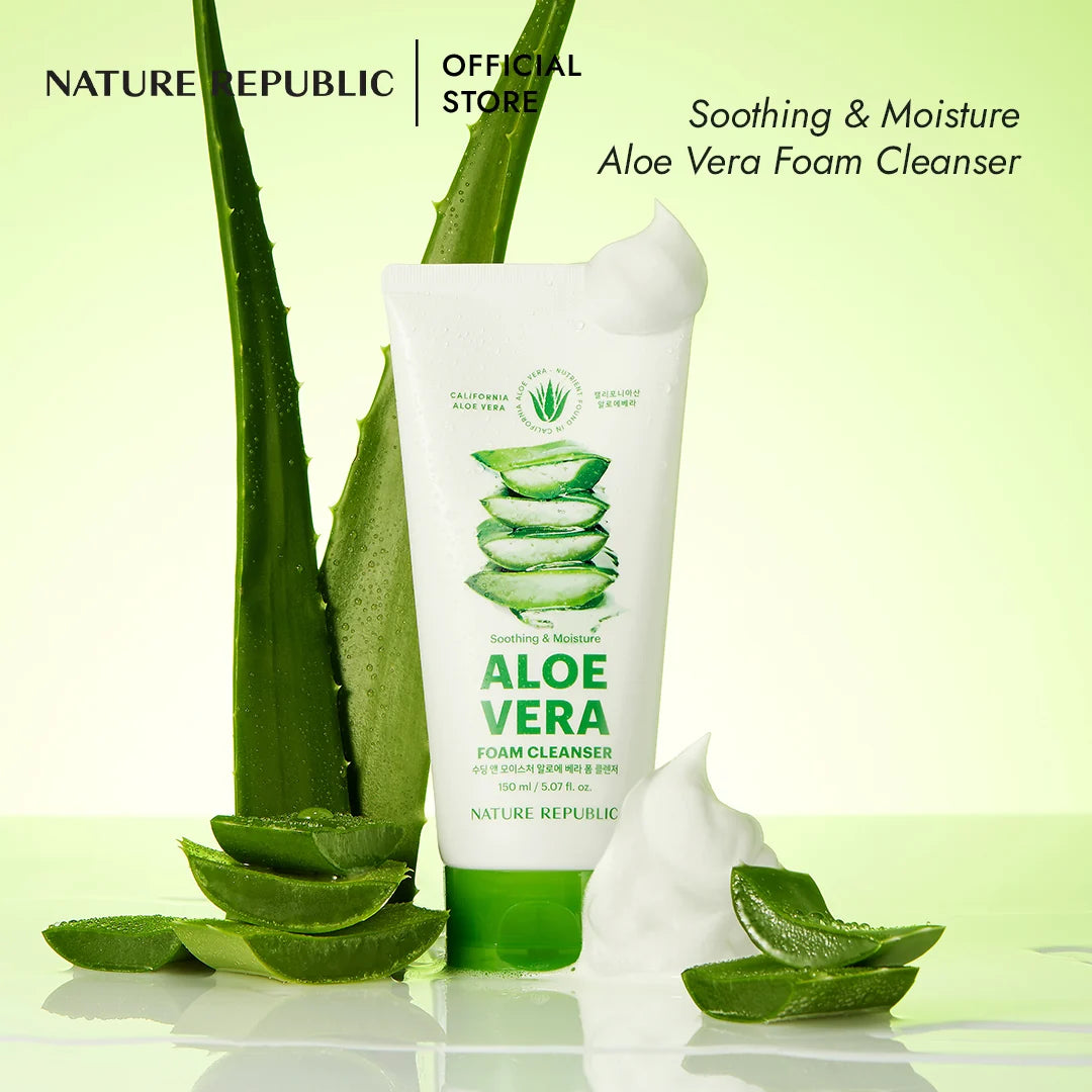 Nature Republic Aloe Vera Foam Cleanser 150ml