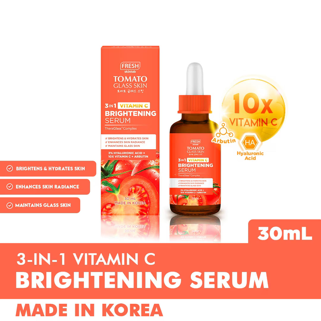 FRESH SKINLAB Tomato Glass Skin 3-in-1 Vitamin C Brightening Serum 30ml