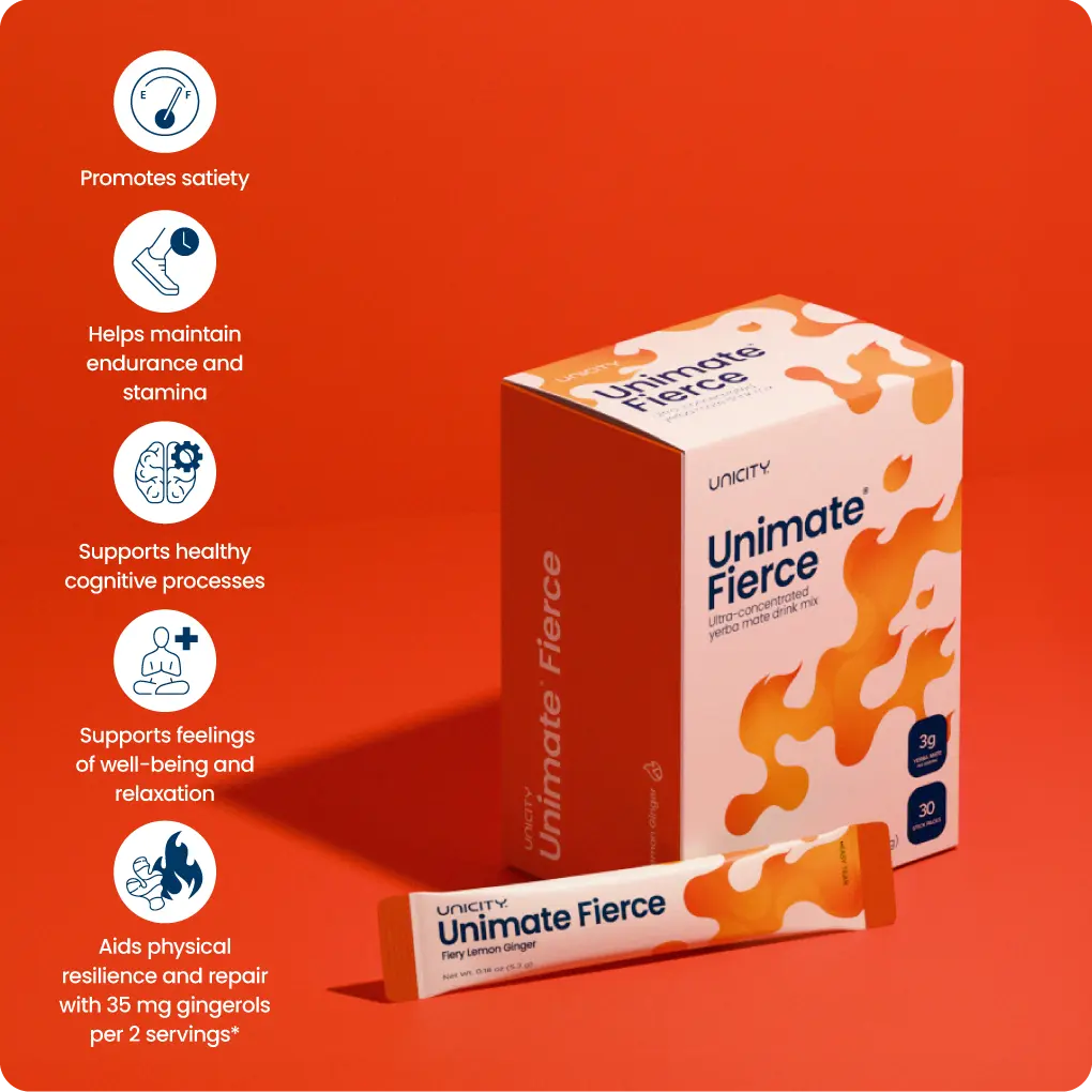 Unicity Unimate - Lemon , Lemon Ginger & Raspberry Pomegranate Flavor