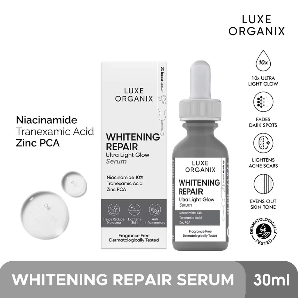 LUXE ORGANIX Whitening Repair Ultra Light Glow Serum 30ml