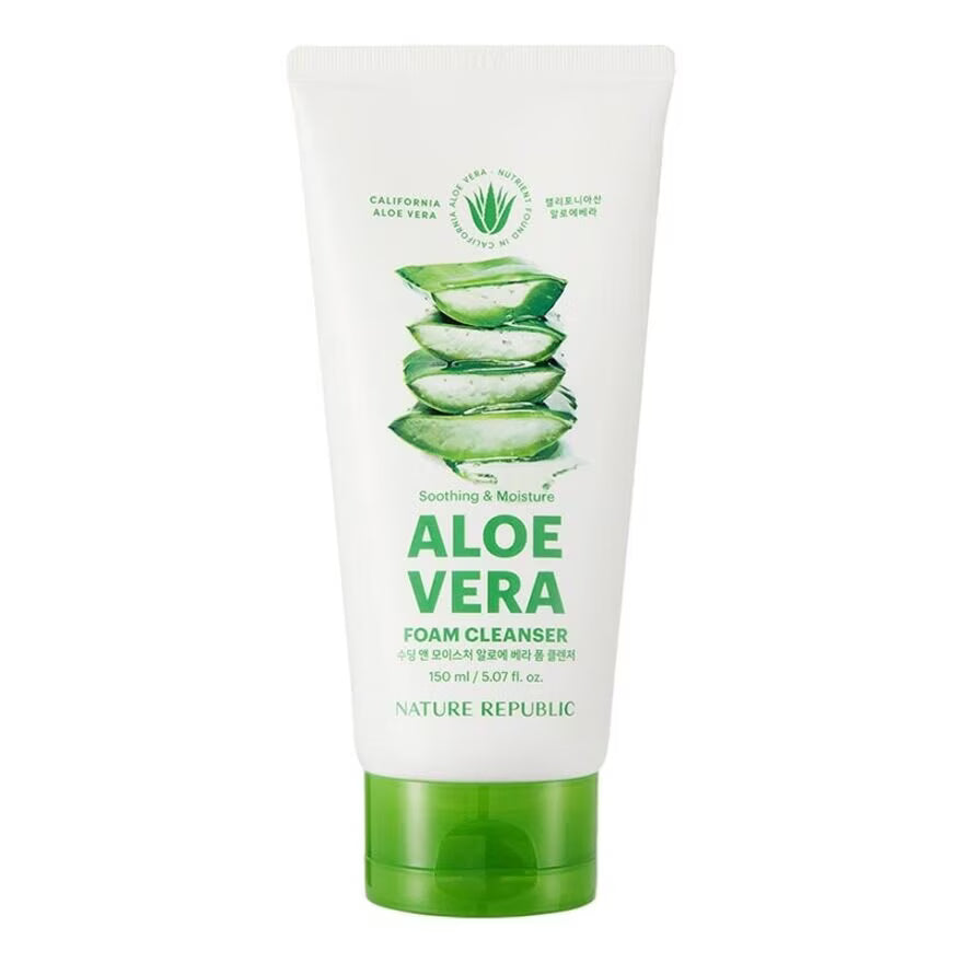 Nature Republic Aloe Vera Foam Cleanser 150ml