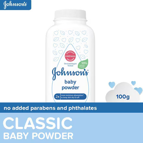 Johnsons Baby Powder Classic 100g