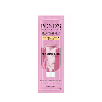 PONDS Bright Miracle Day Cream Detox 12g