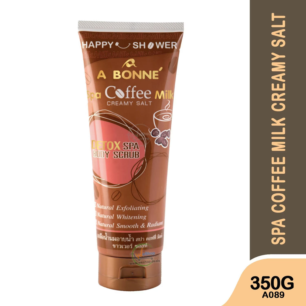 A BONNE Spa Coffee Milk Creamy Spa Detox Body Scrub