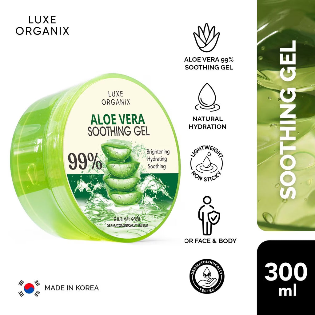 LUXE ORGANIX Aloe Vera Soothing Gel 300ml