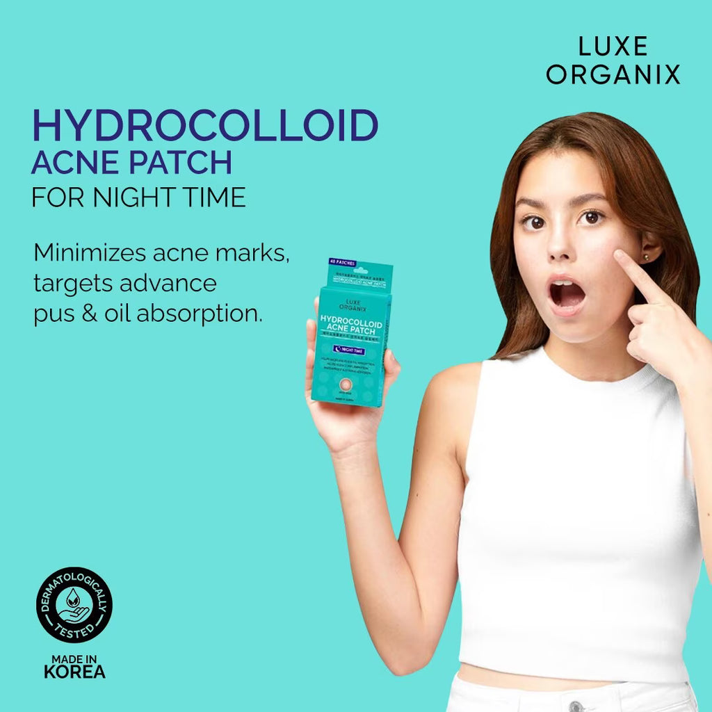 LUXE ORGANIX Hydrocolloid Acne Spot Patch