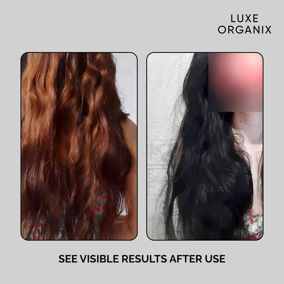 Luxe Organix Permanent Hair Color Shampoo 30ml